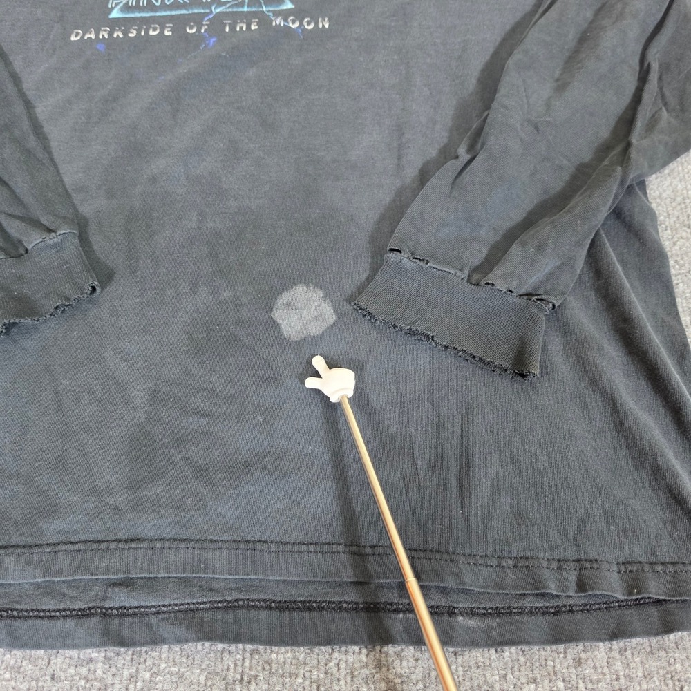 Vintage Pink Floyd Dark Side of the Moon Long Sleeve Shirt Faded Distressed - Picture 4 of 9